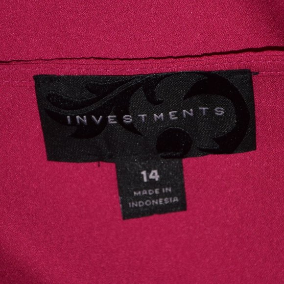 Investments Pink Tank size 14 - Picture 6 of 8